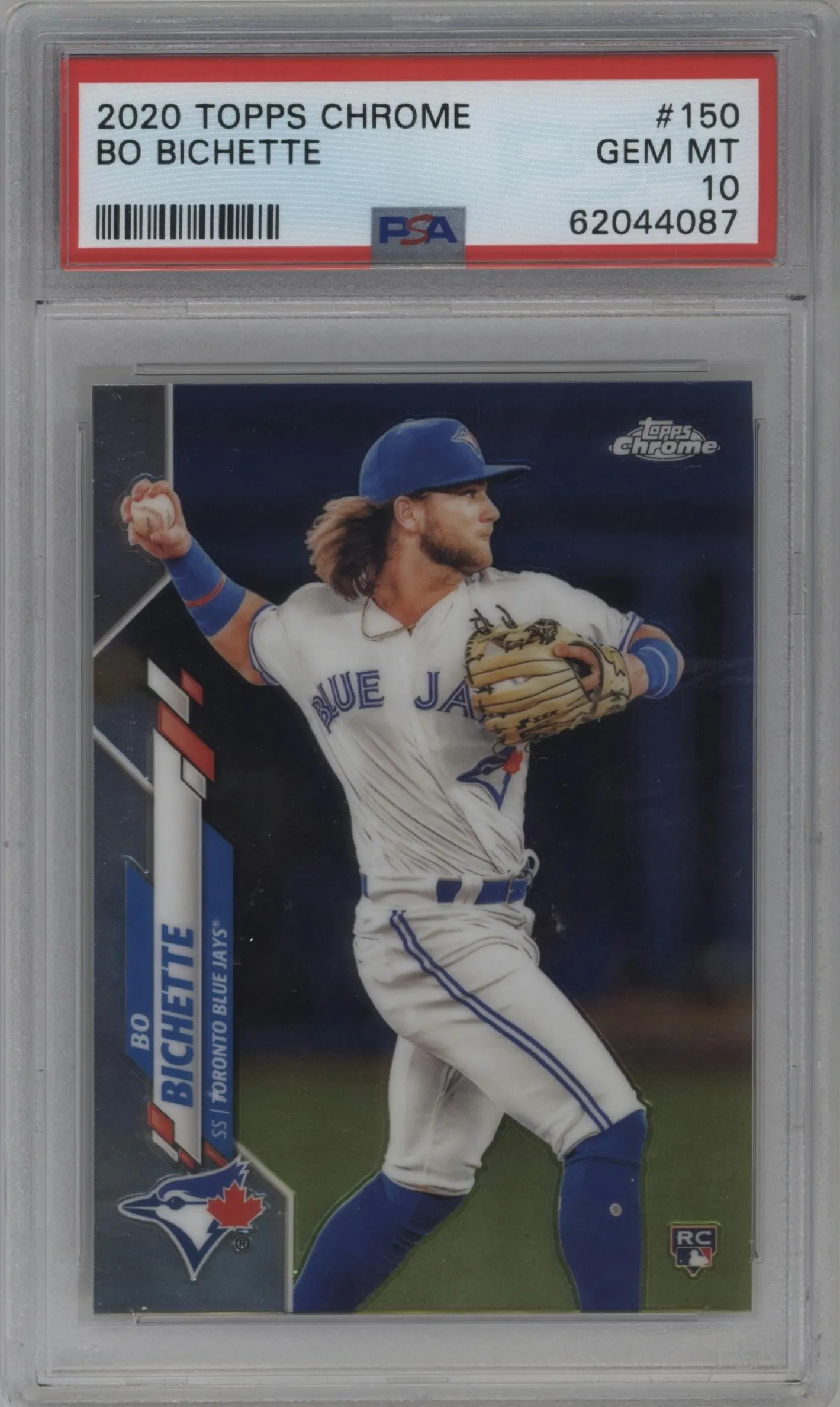 2020 Topps Chrome Bo Bichette #150 PSA 10