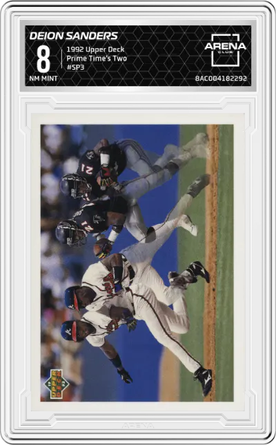 1992 Upper Deck Prime Time's Two Deion Sanders #SP3 ARENA CLUB 8