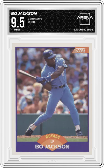 1989 Score Bo Jackson ARENA CLUB 9.5