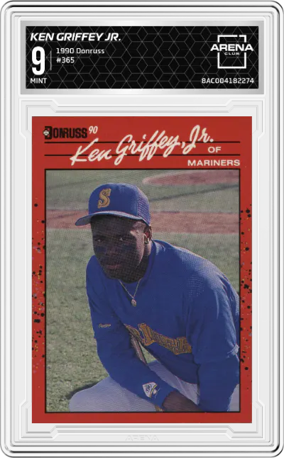 1990 Donruss Ken Griffey Jr. #365 ARENA CLUB 9
