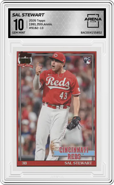 2026 Topps 1991.35th.Anniv. Sal Stewart #91B2-13 ARENA CLUB 10