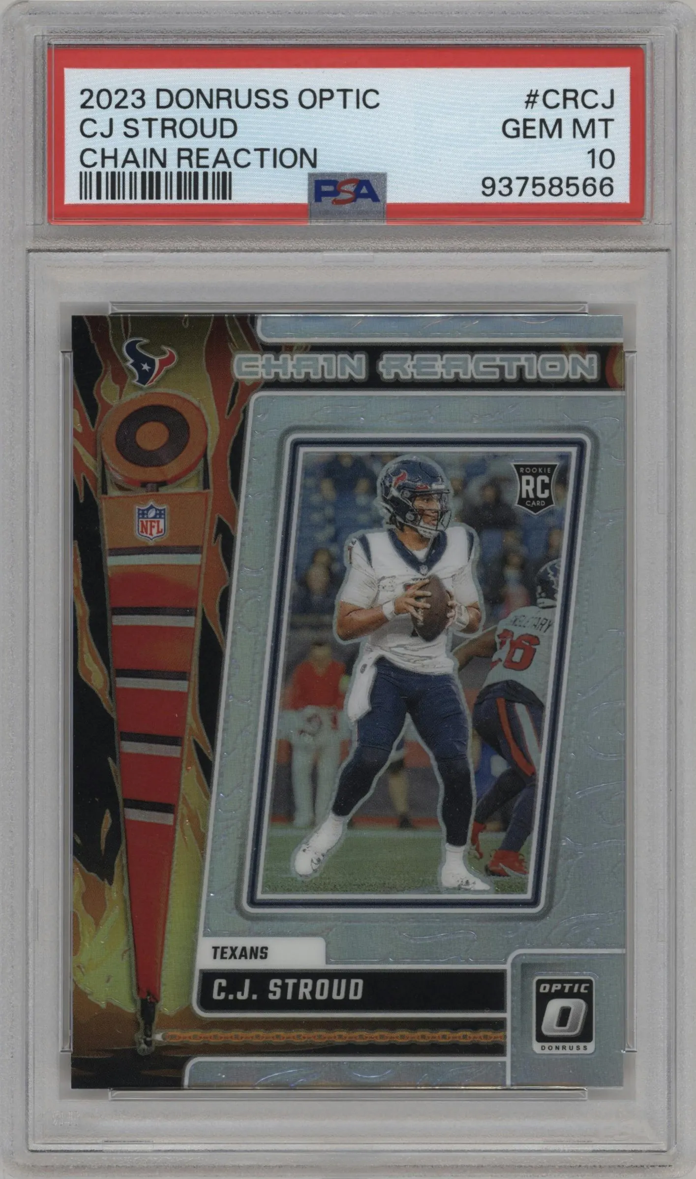 2023 Donruss Optic Chain Reaction C.J. Stroud #CR-CJ PSA 10