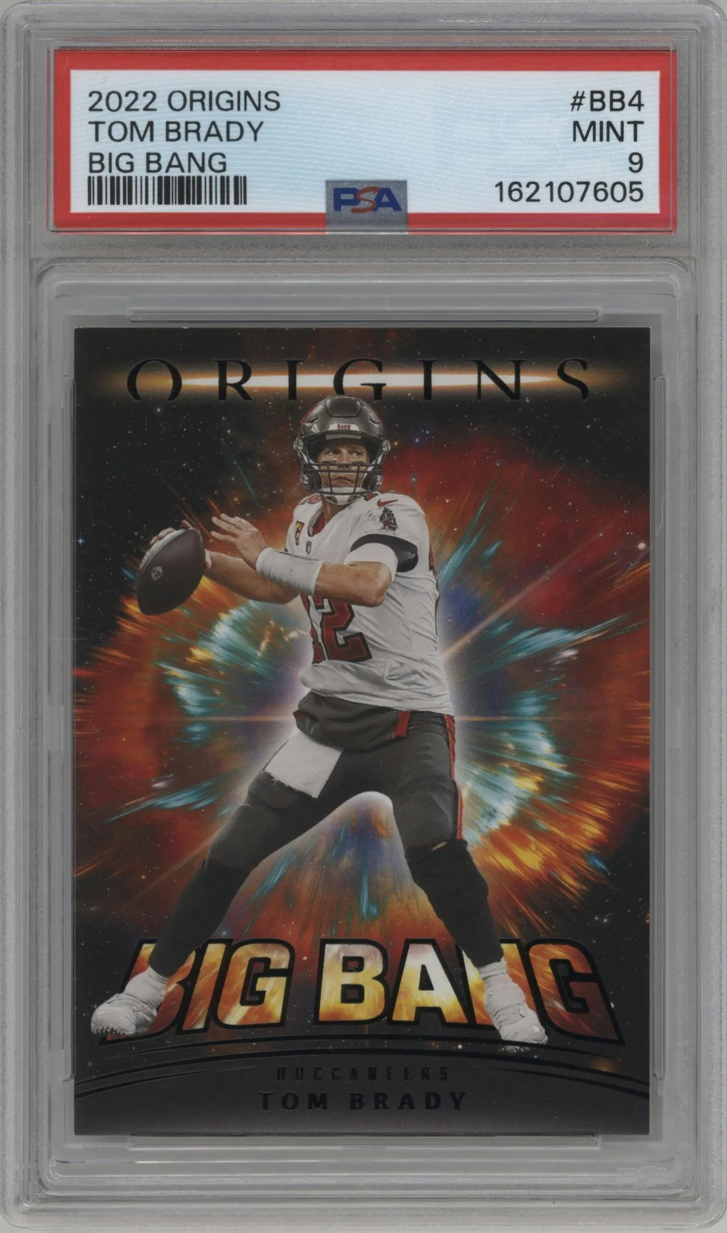 2022 Panini Origins Big Bang Tom Brady #BB-4 PSA 9