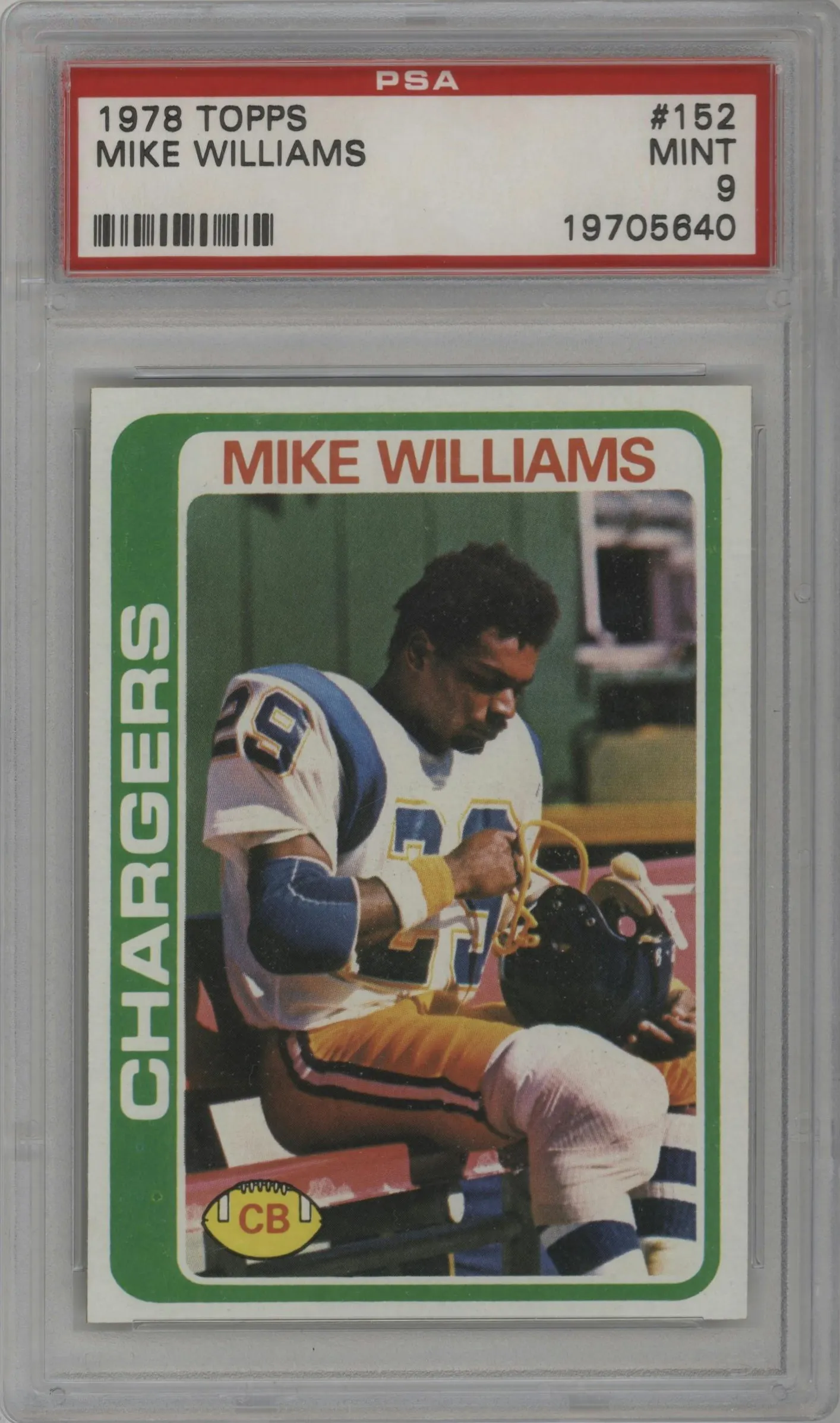 1978 Topps Mike Williams #752 PSA 9