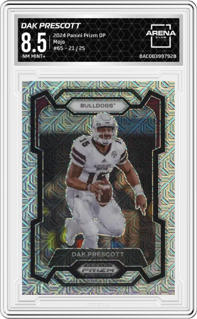 2024 Panini Prizm Draft Picks Dak Prescott Mojo ARENA CLUB 8.5