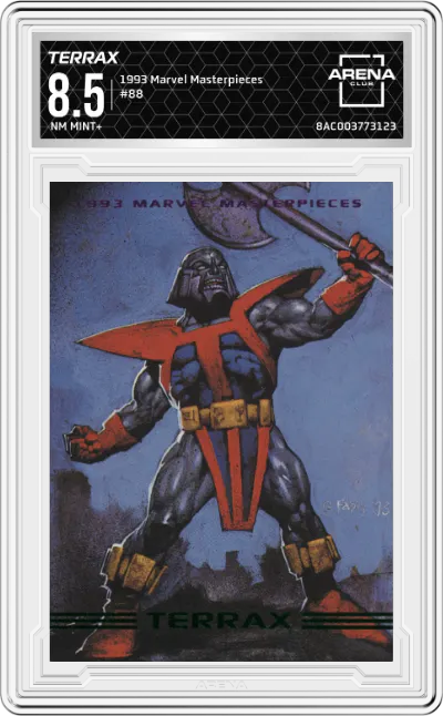 1993 SkyBox Marvel Masterpieces Terrax ARENA CLUB 8.5