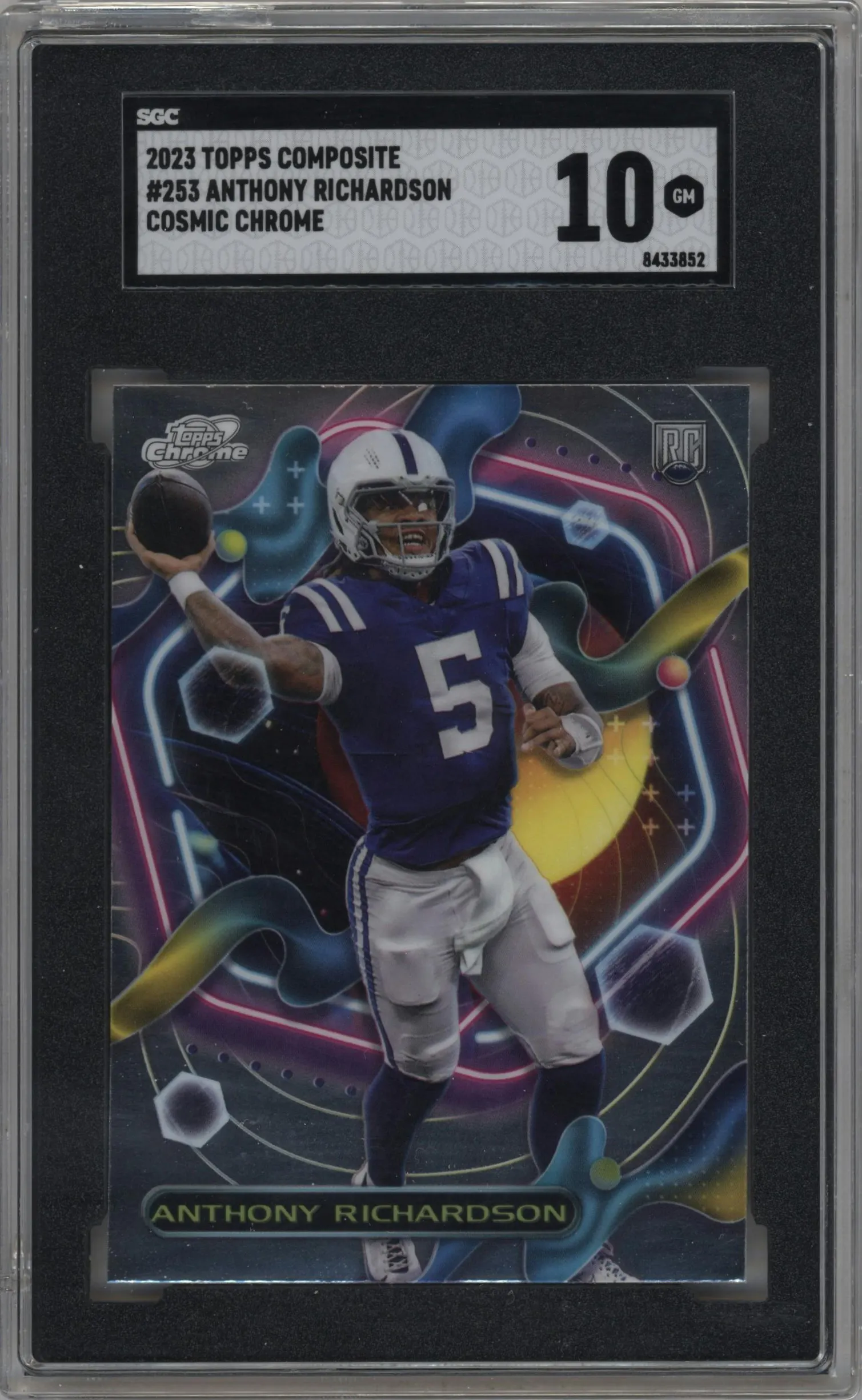 2023 Topps Composite Cosmic Chrome Anthony Richardson SGC 10