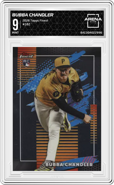 2026 Topps Finest Bubba Chandler #182 ARENA CLUB 9