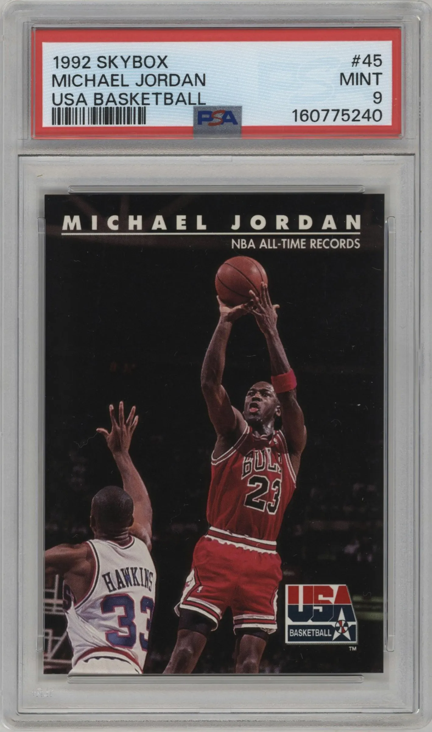 1992 Skybox USA Michael Jordan #45 PSA 9