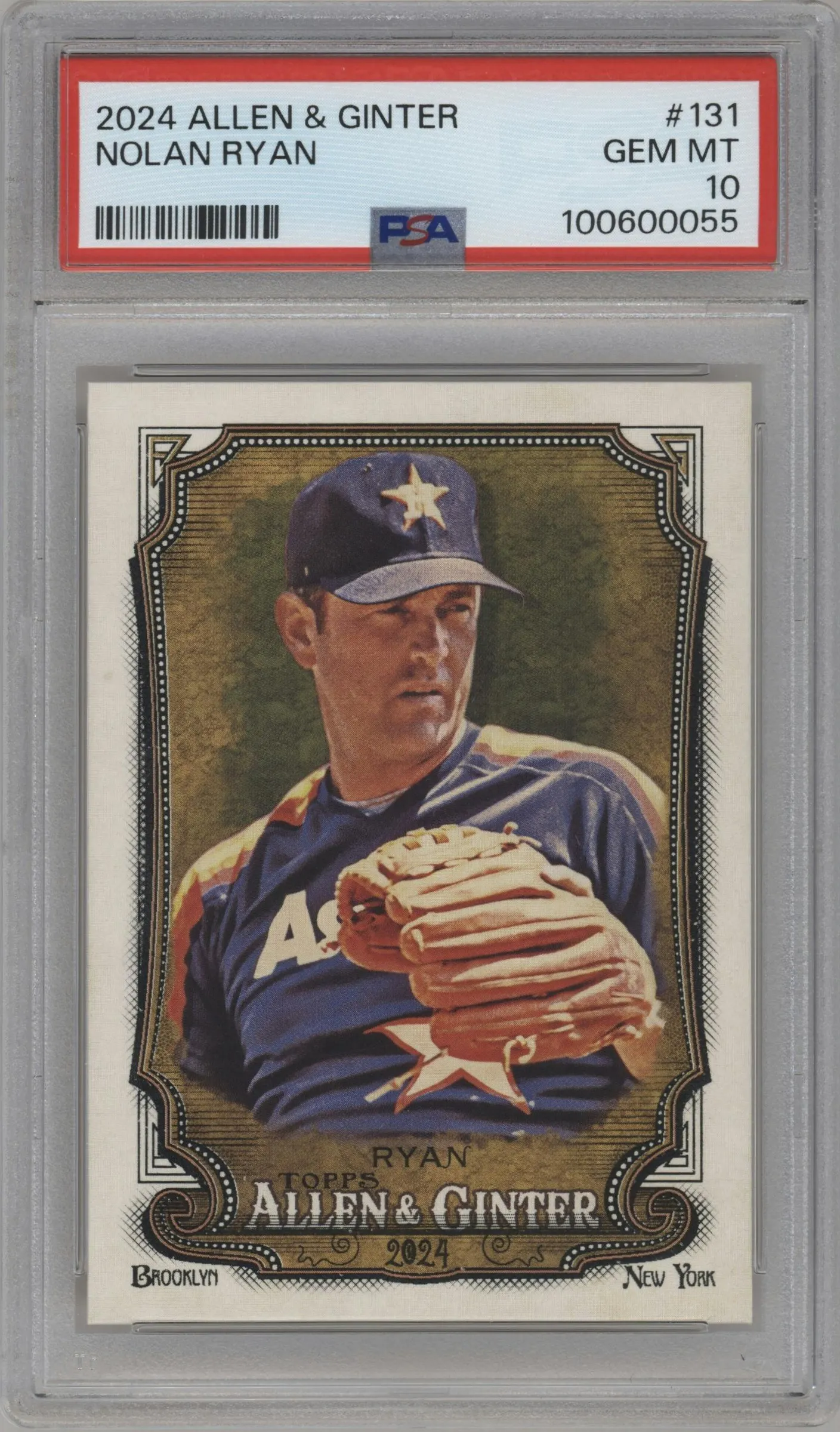 2024 Topps Allen & Ginter Nolan Ryan #131 PSA 10