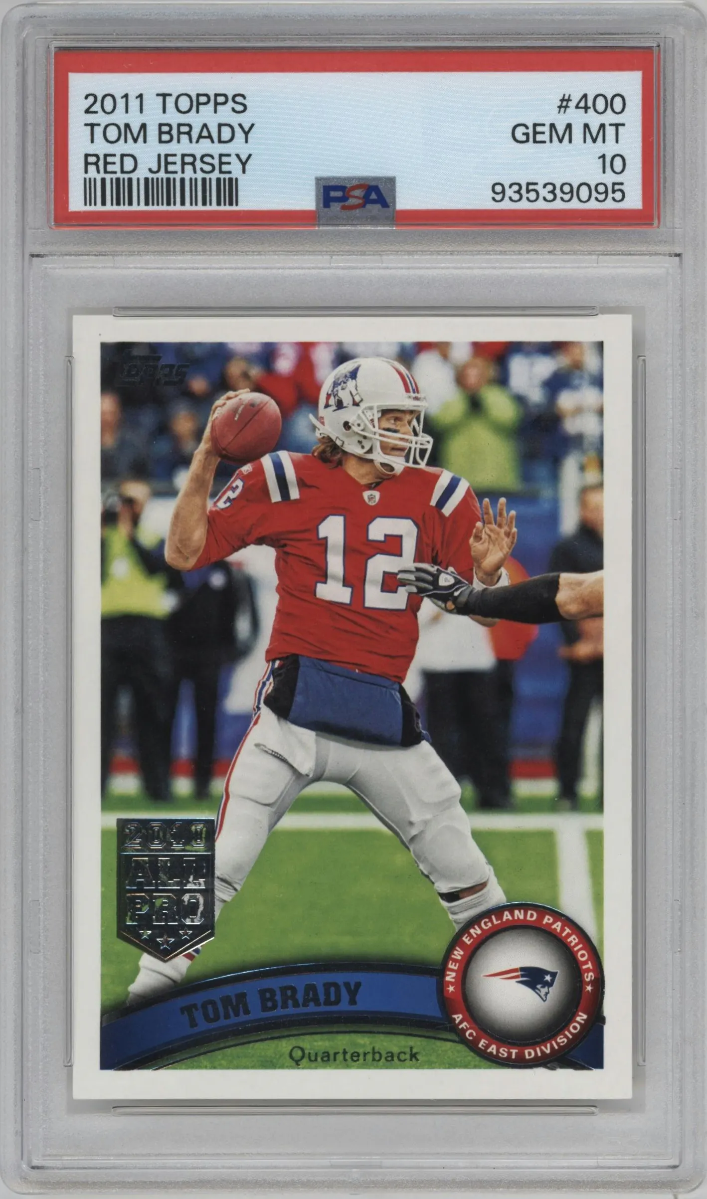 2011 Topps Tom Brady PSA 10