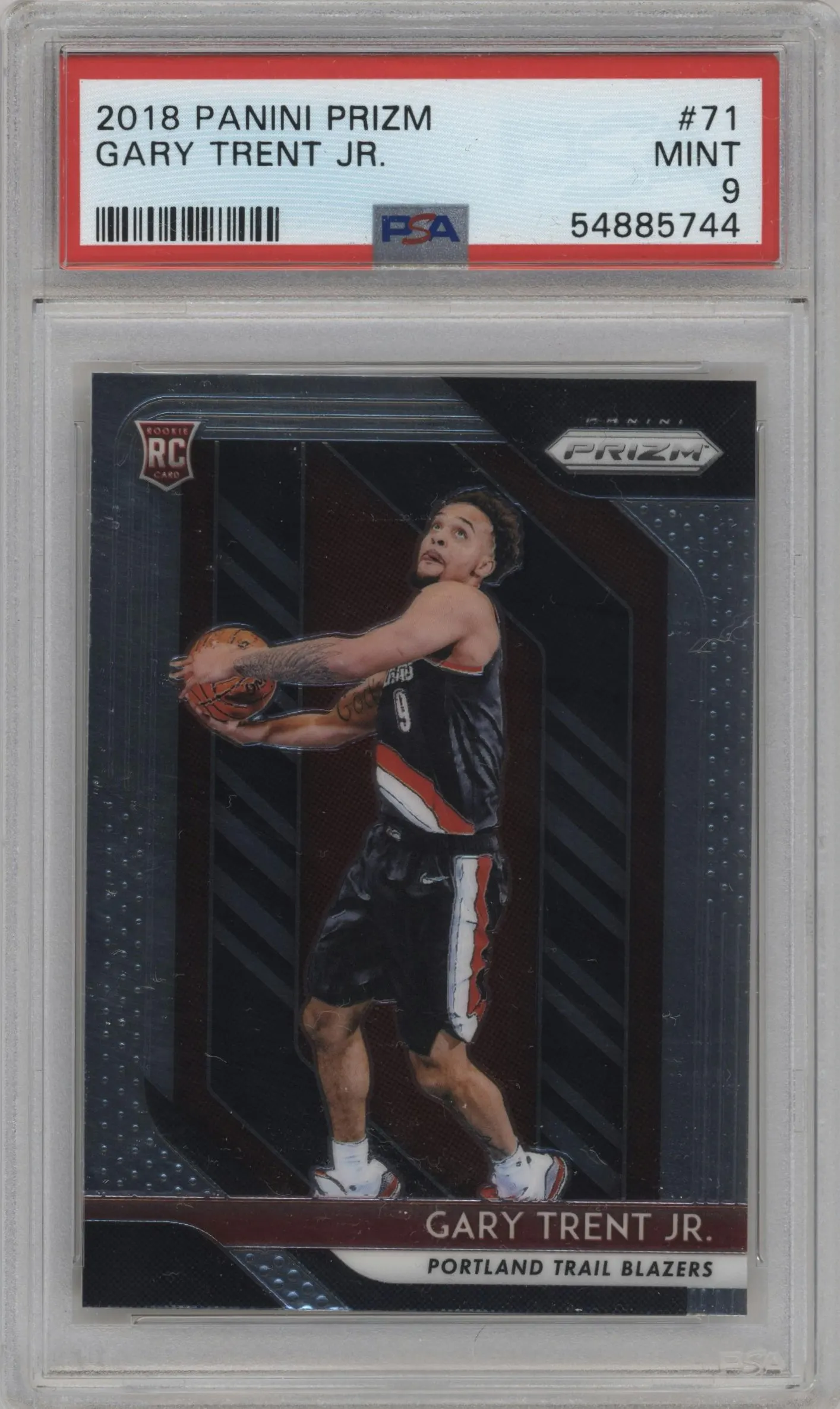 2018 Panini Prizm Gary Trent Jr. #71 PSA 9
