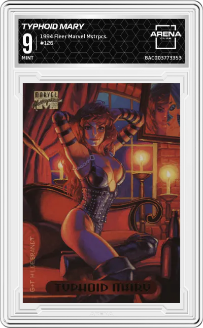 1994 Fleer Marvel Masterpieces Typhoid Mary ARENA CLUB 9