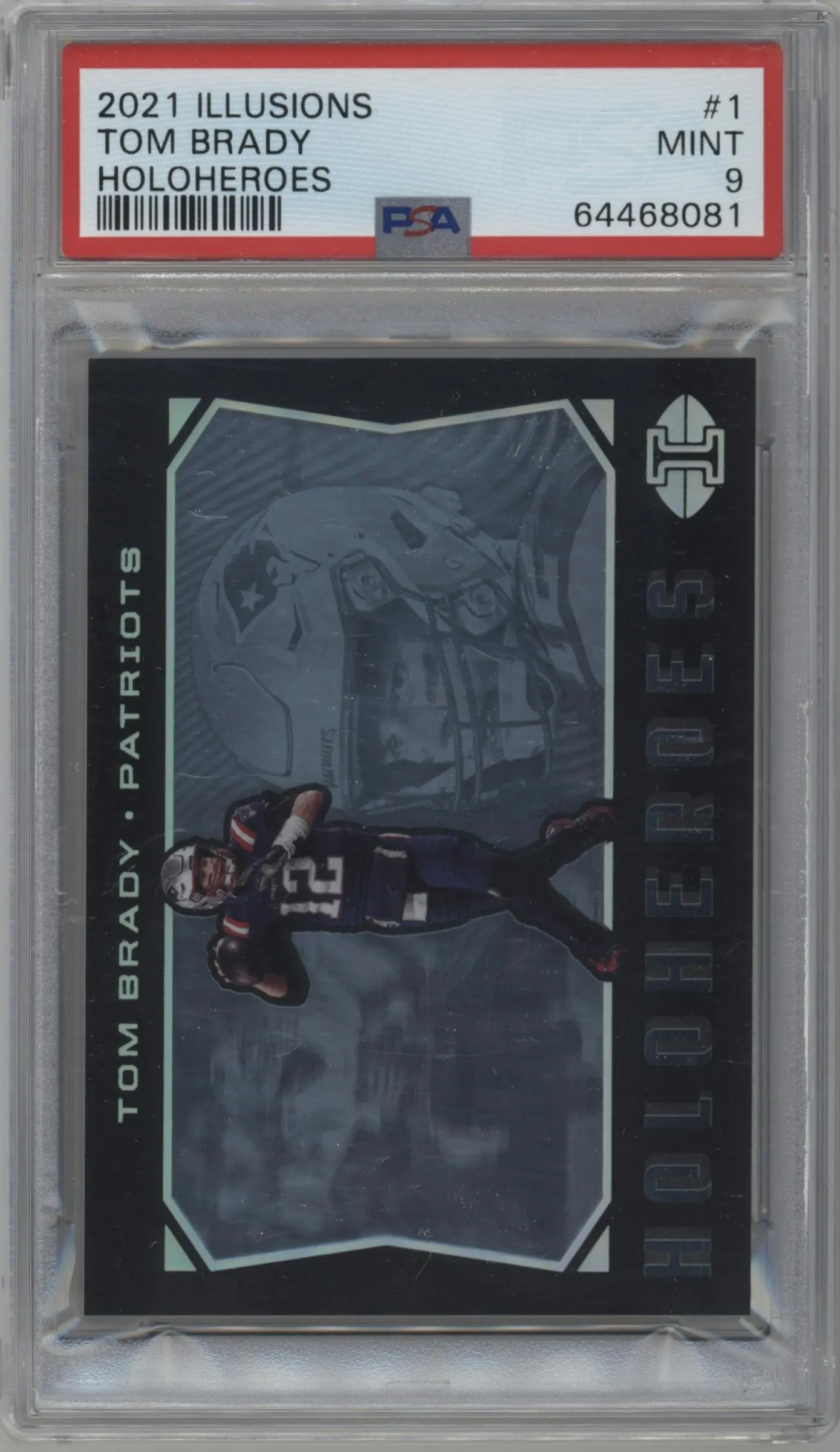 2021 Panini Illusions HoloHeroes Tom Brady #HHTB-1 PSA 9