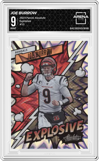 2023 Panini Absolute Explosive Joe Burrow ARENA CLUB 9