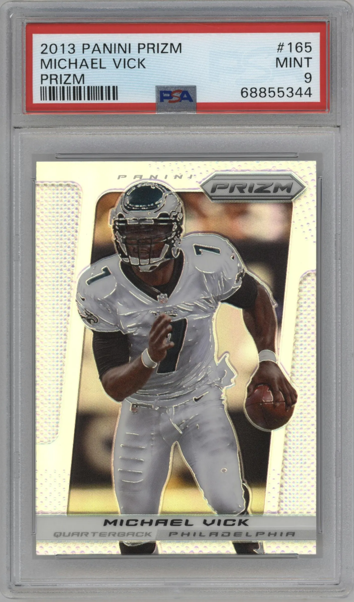 2013 Panini Prizm Michael Vick Prizm #165 PSA 9