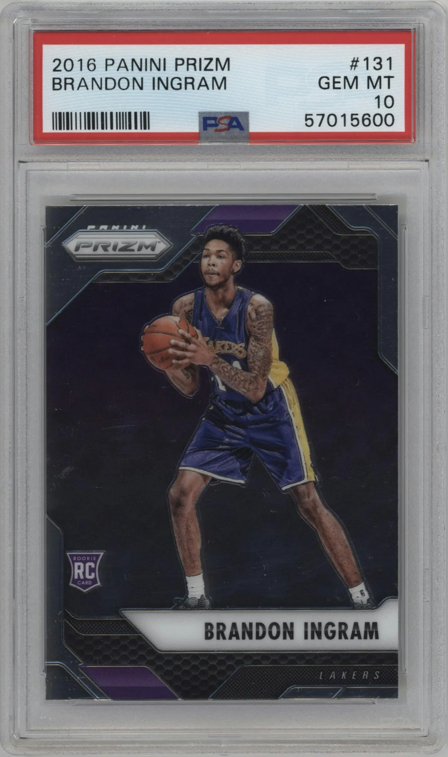 2016 Panini Prizm Brandon Ingram #131 PSA 10