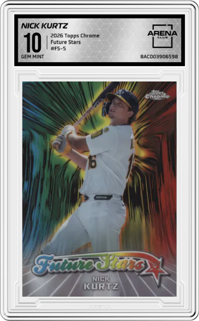 2026 Topps Chrome Future Stars Nick Kurtz ARENA CLUB 10