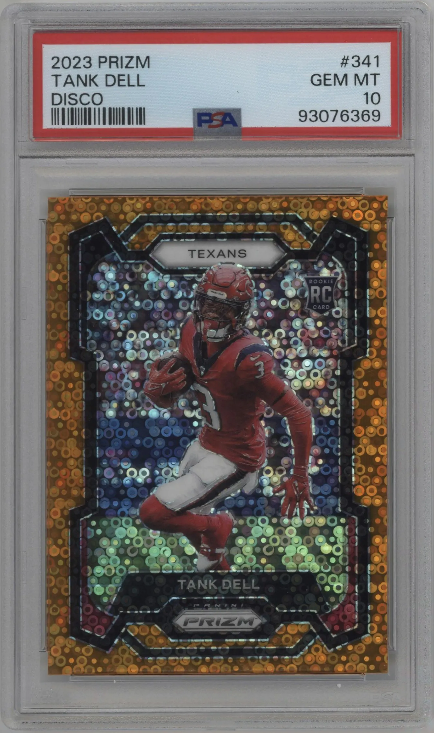2023 Panini Prizm Tank Dell Disco #341 PSA 10