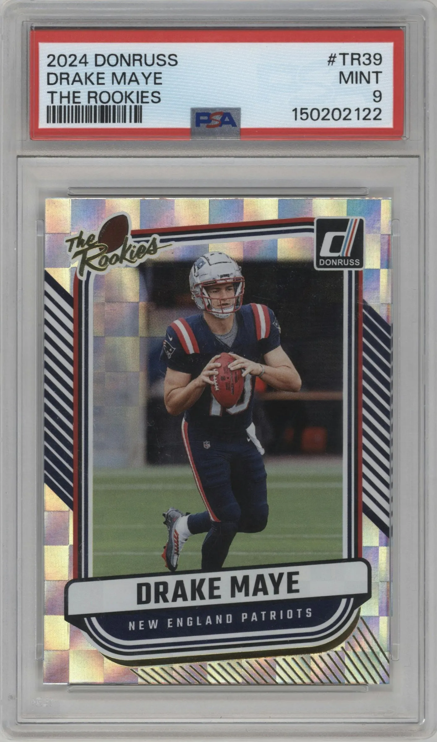 2024 Donruss The Rookies Drake Maye #TR-39 PSA 9