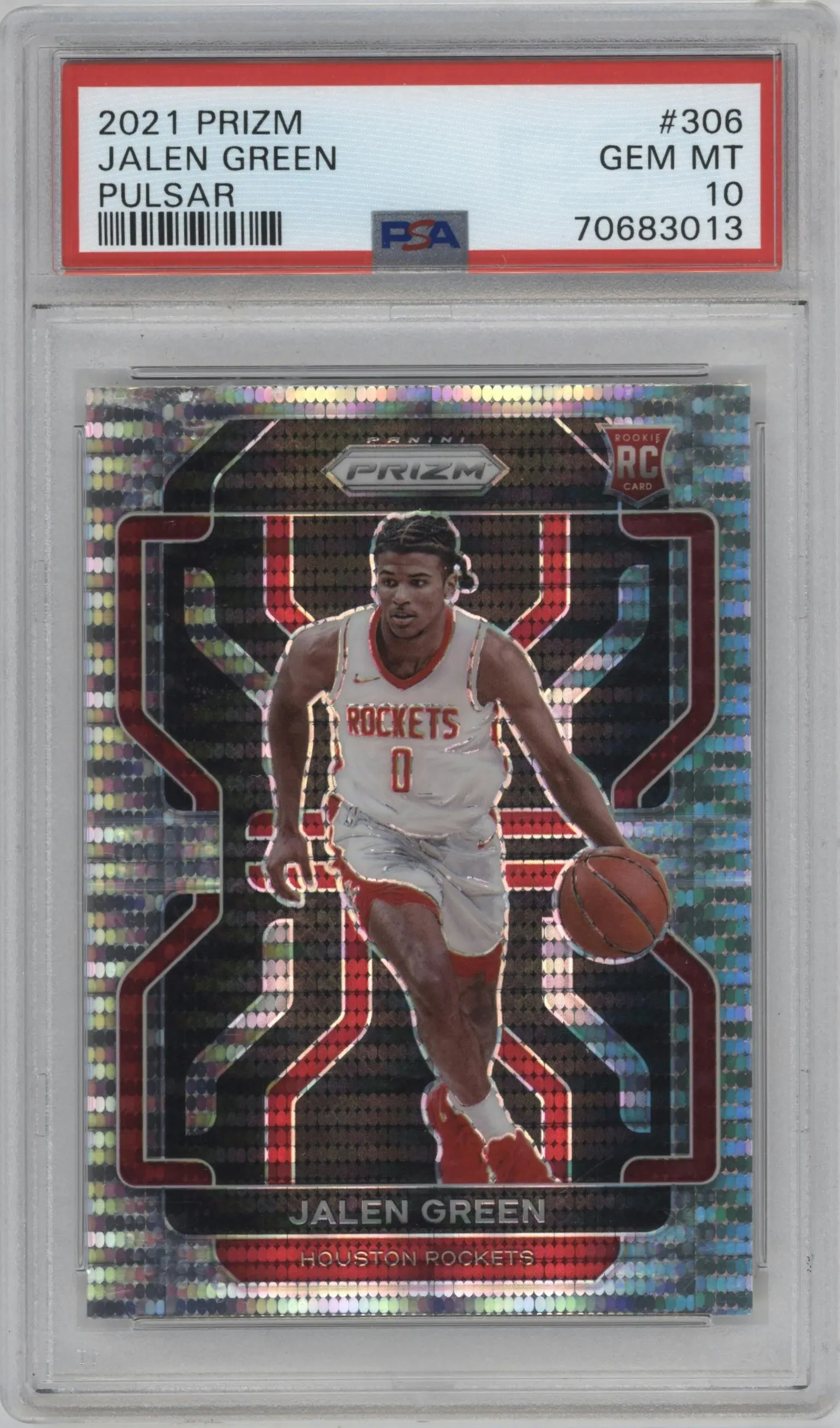 2021 Panini Prizm Jalen Green Pulsar #306 PSA 10