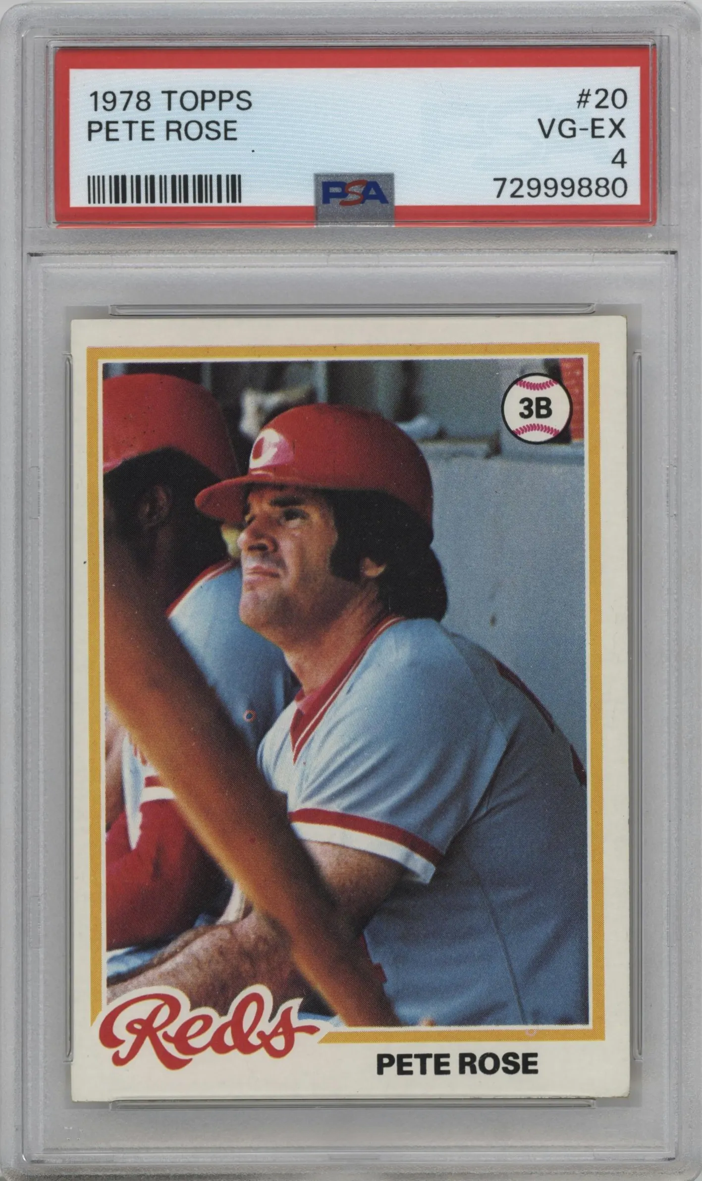 1978 Topps Pete Rose #20 PSA 4