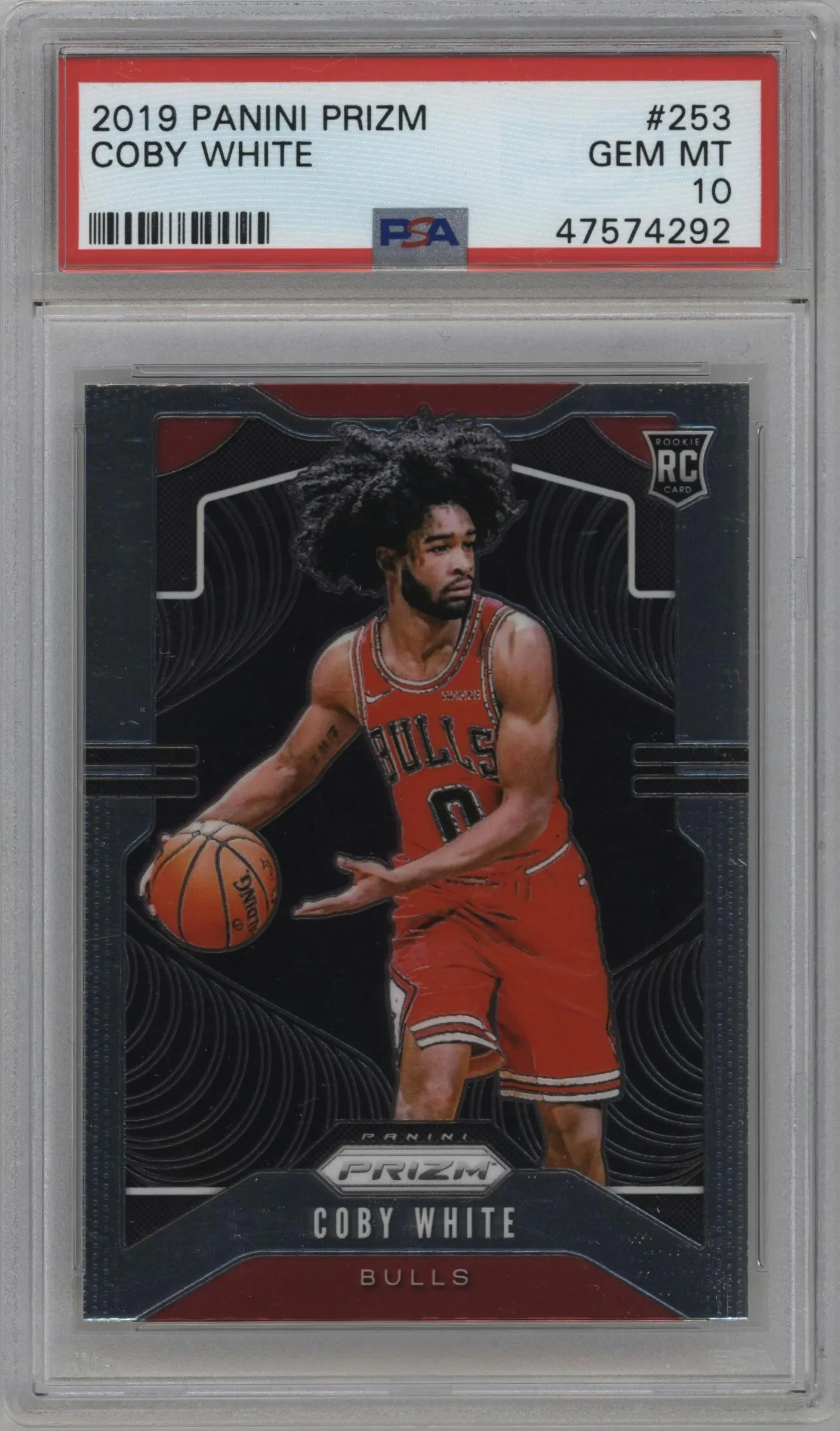 2019 Panini Prizm Coby White #253 PSA 10