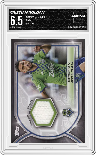 2023 Topps MLS Relic Cristian Roldan #R-CR  ARENA CLUB 6.5