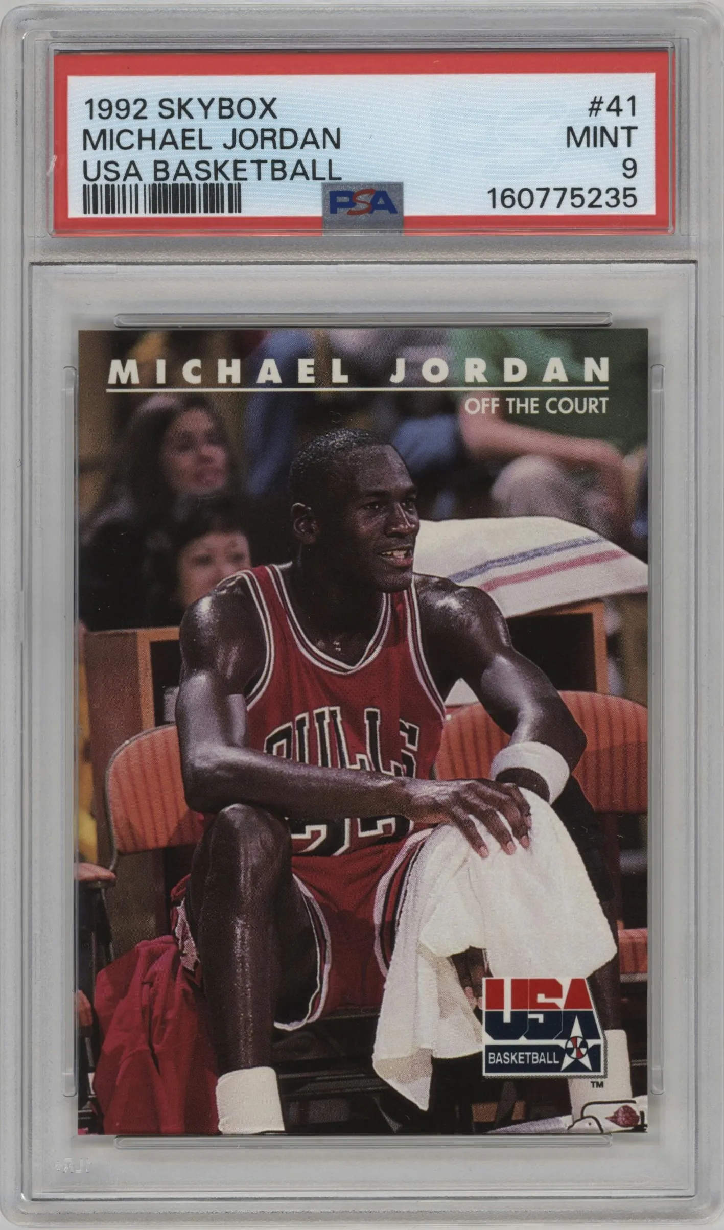 1992 Skybox USA Michael Jordan #41 PSA 9