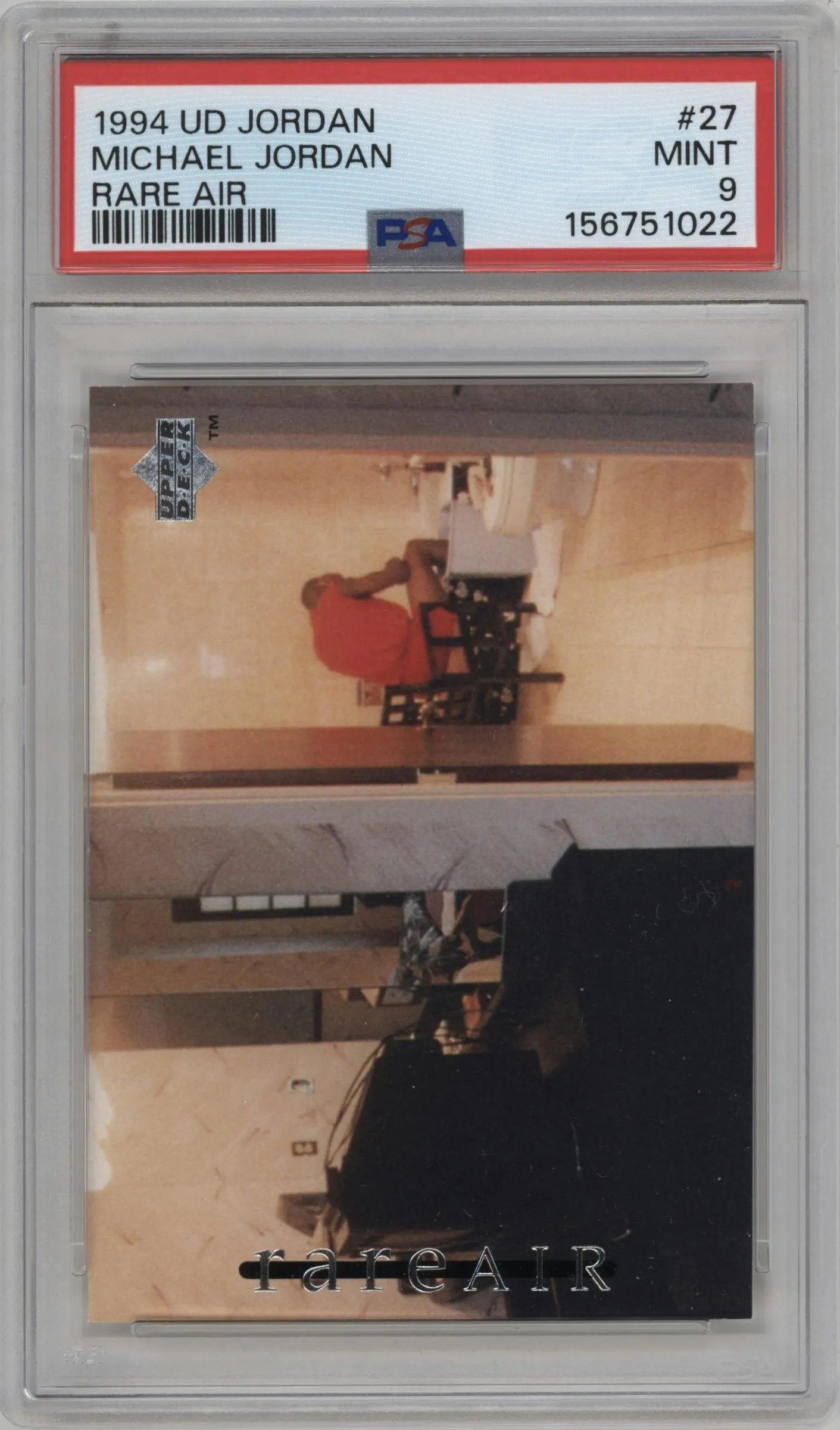1994 Upper Deck Jordan Rare Air Michael Jordan #27 PSA 9