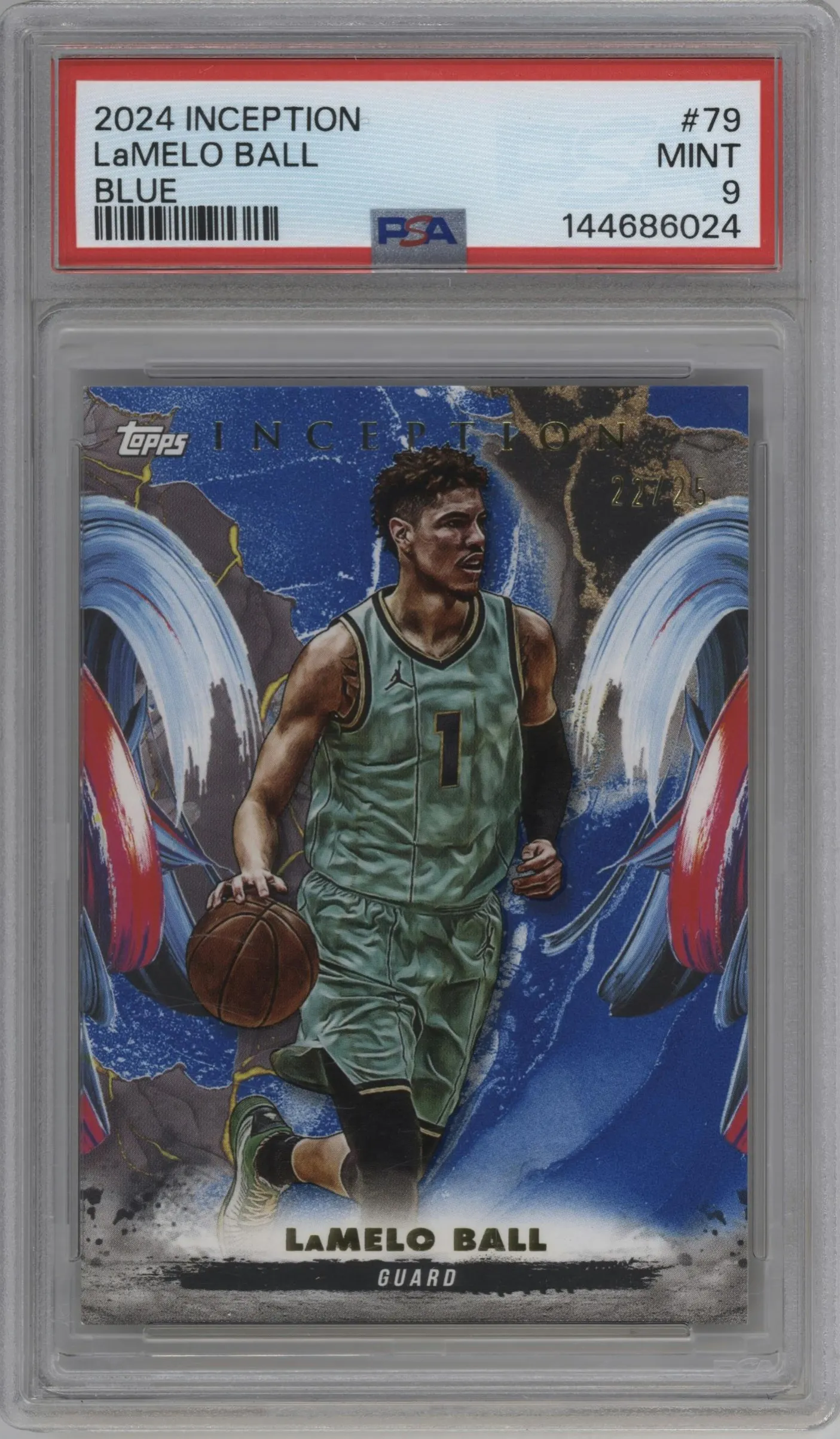 2024 Topps Inception LaMelo Ball Blue #79 PSA 9