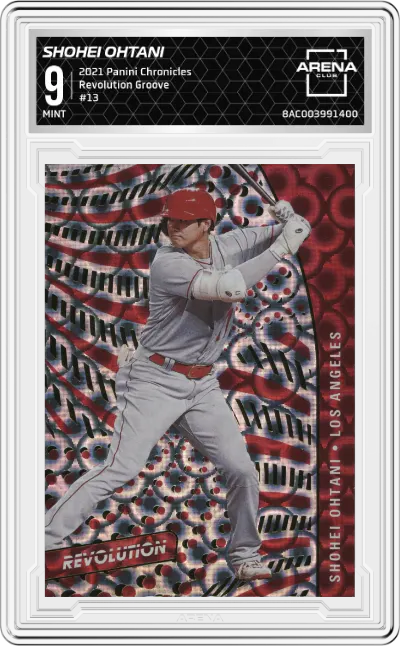 2021 Panini Chronicles Revolution Shohei Ohtani Groove ARENA CLUB 9