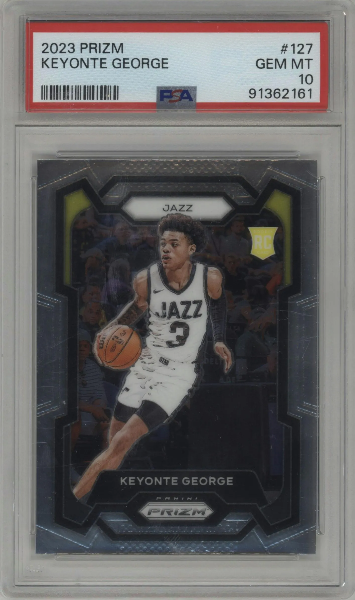 2023 Panini Prizm Keyonte George #127 PSA 10