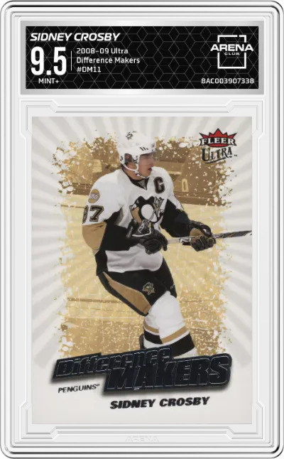 2008 Ultra Difference Makers Sidney Crosby #DM11 ARENA CLUB 9.5