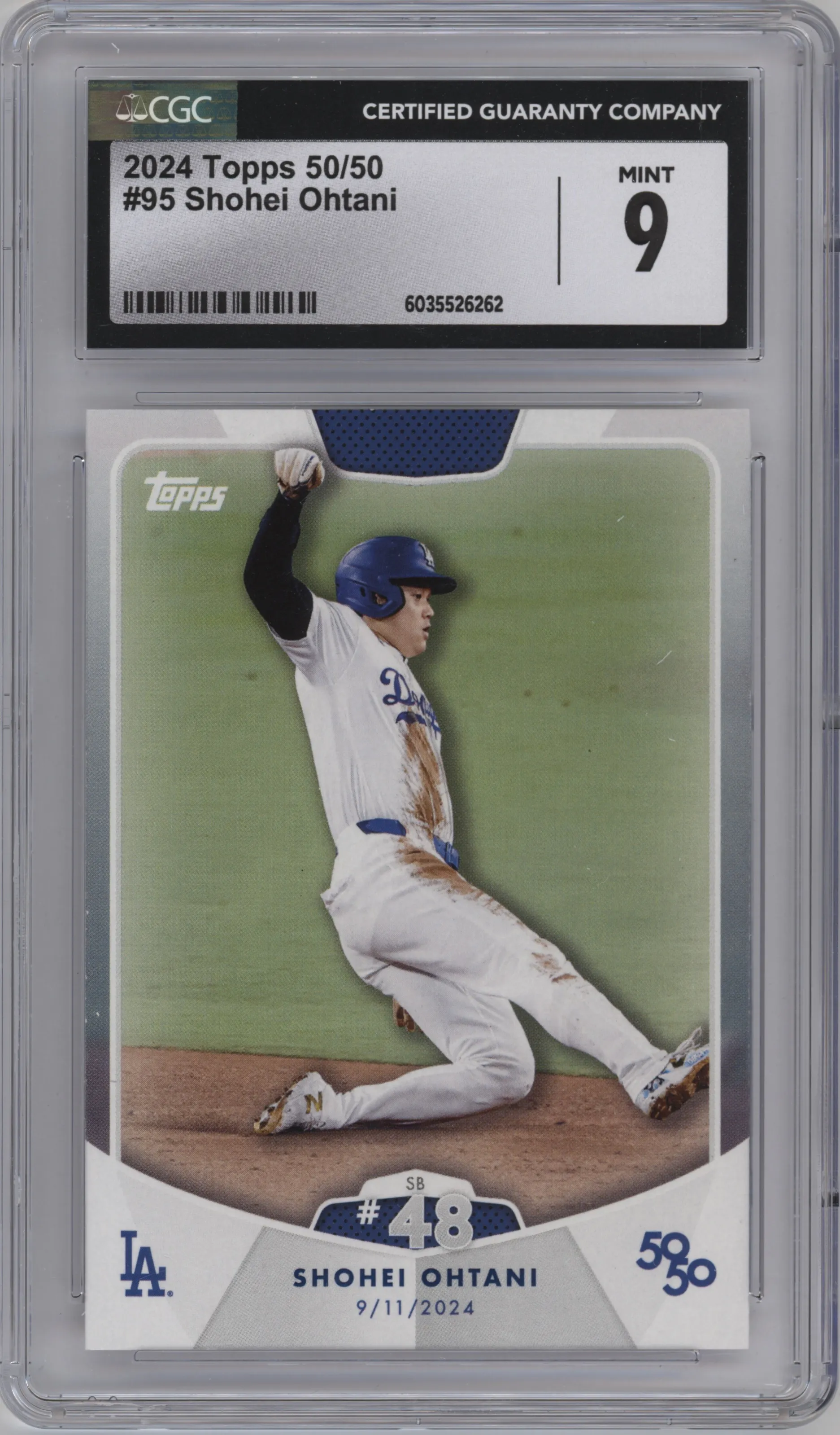 2024 Topps 50/50 Shohei Ohtani #95 CGC 9
