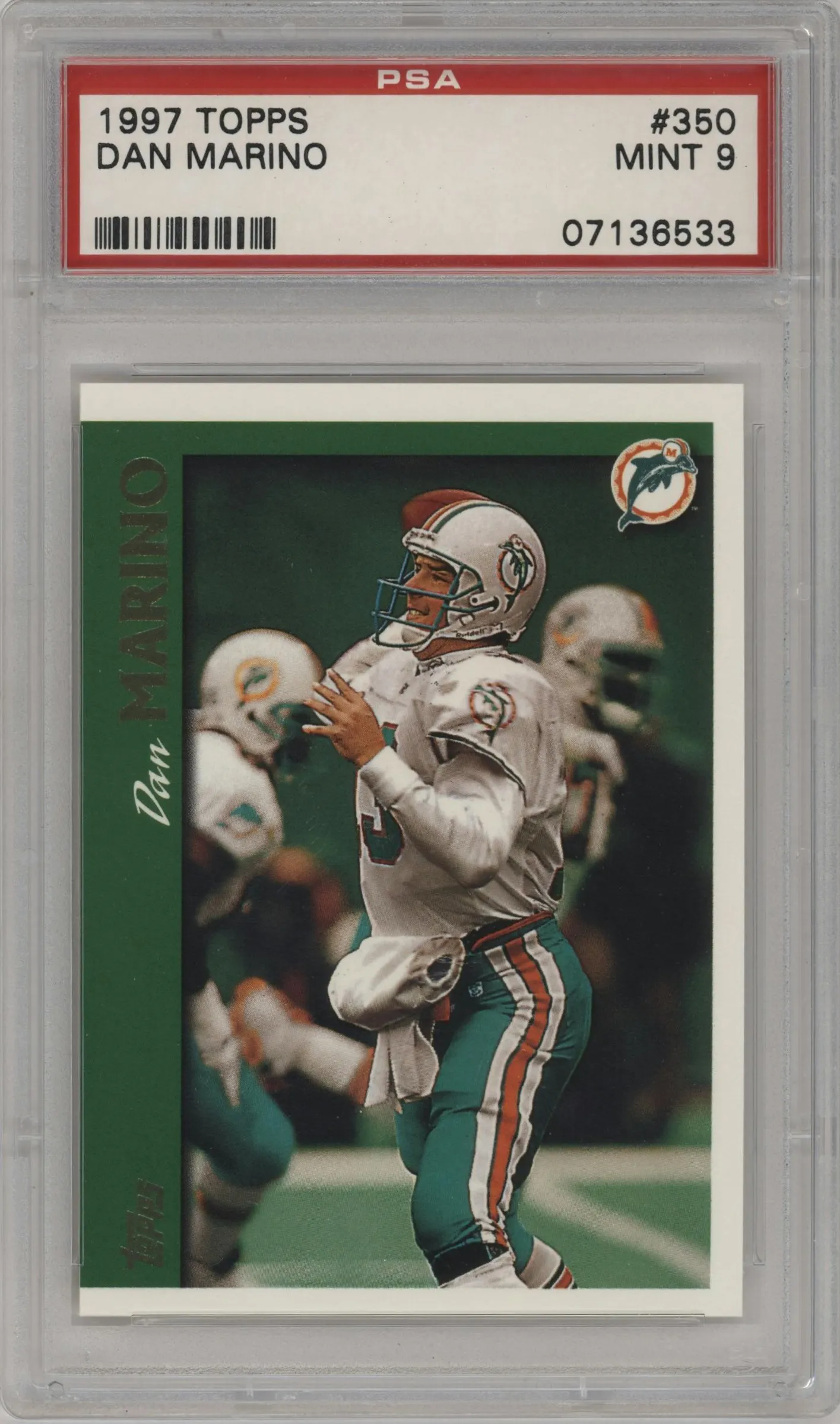 1997 Topps Dan Marino PSA 9