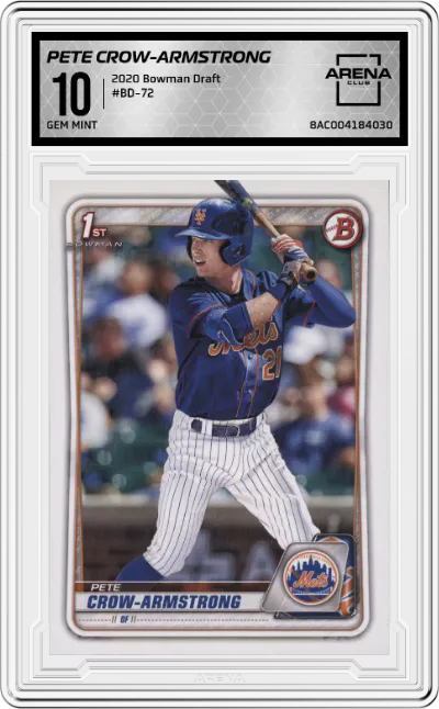 2020 Bowman Draft Pete Crow-Armstrong #BD-72 ARENA CLUB 10
