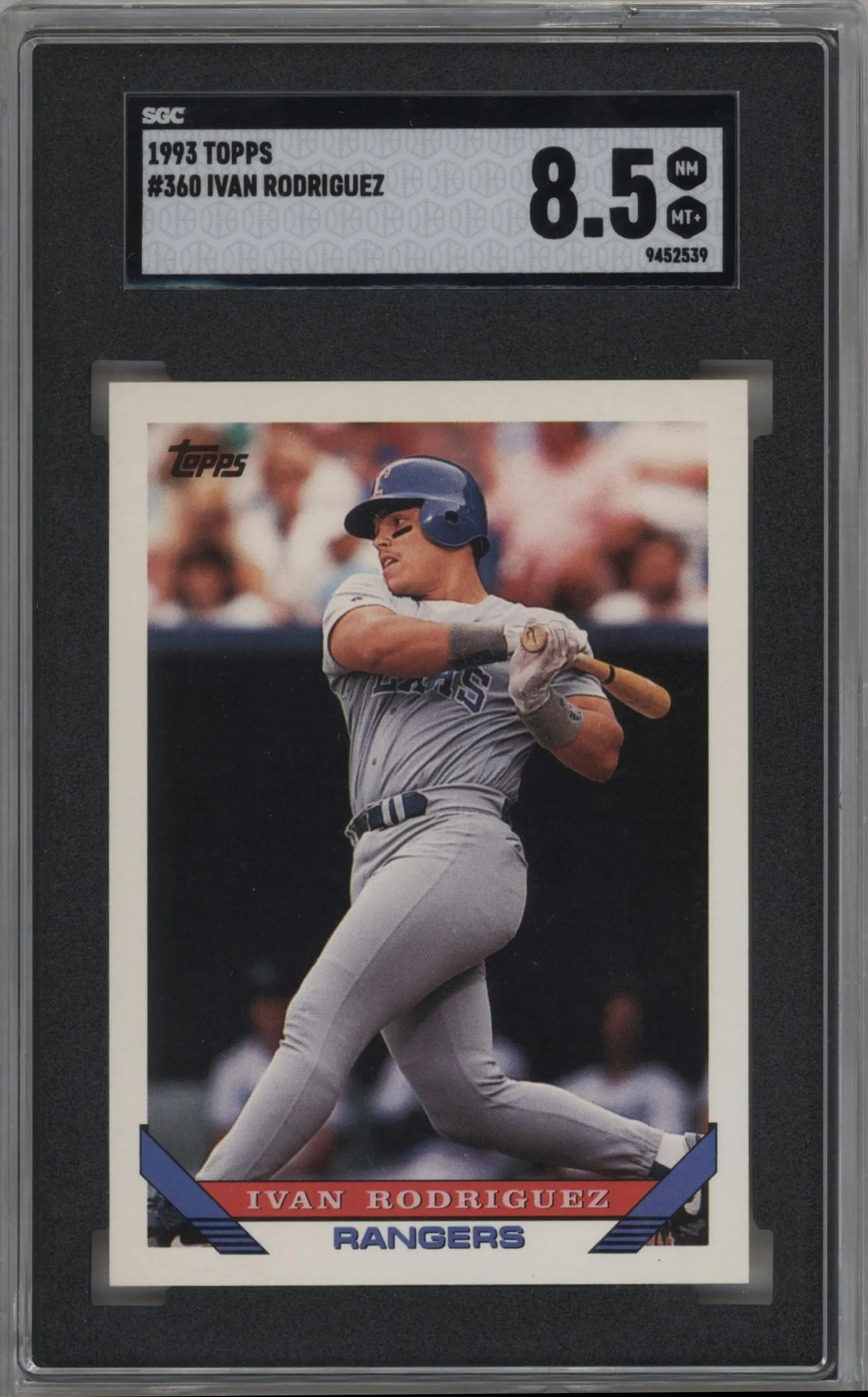 1993 Topps Ivan Rodriguez #360 SGC 8.5
