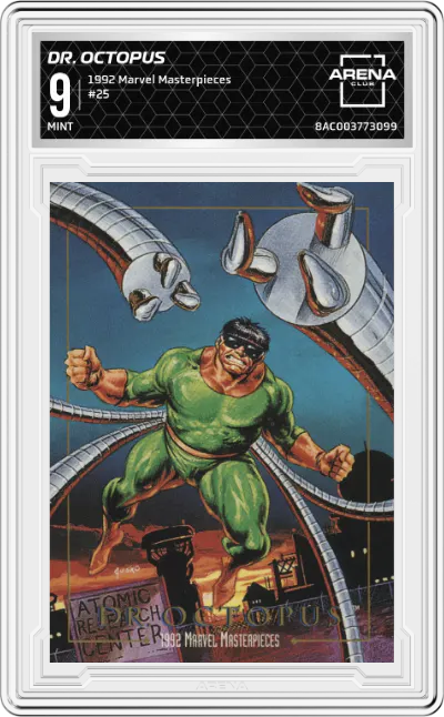 1992 SkyBox Marvel Masterpieces Dr. Octopus ARENA CLUB 9