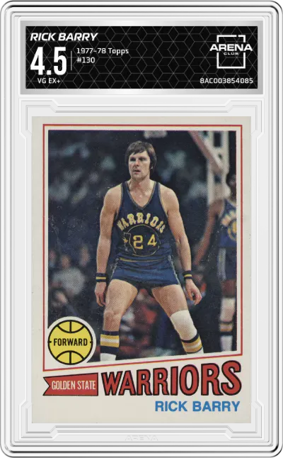 1977 Topps Rick Barry ARENA CLUB 4.5