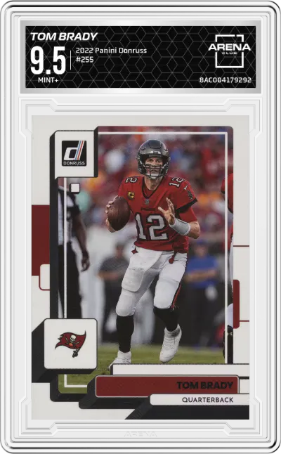 2022 Panini Donruss Tom Brady #255 ARENA CLUB 9.5