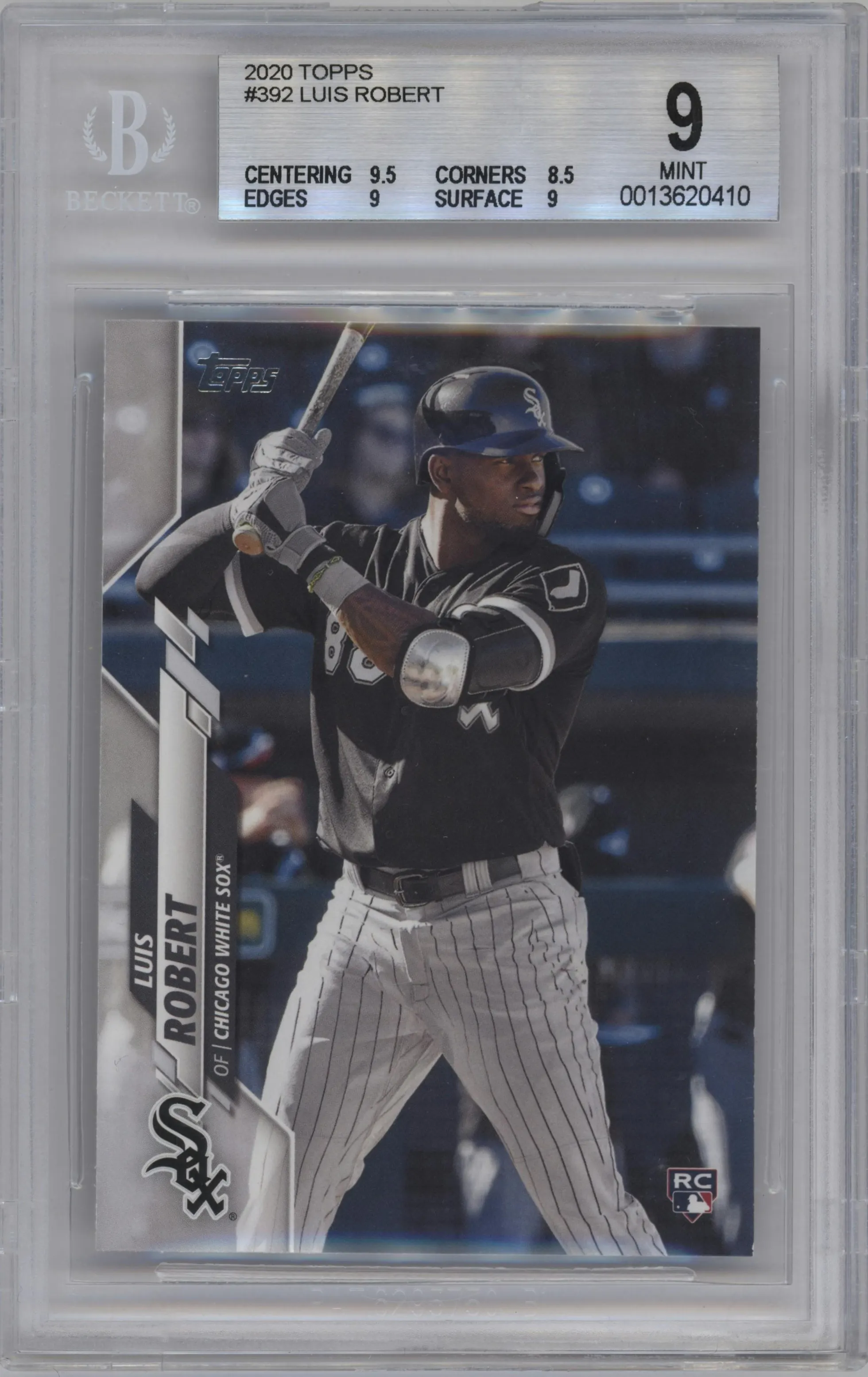 2020 Topps Series 2 Luis Robert #392 BGS 9