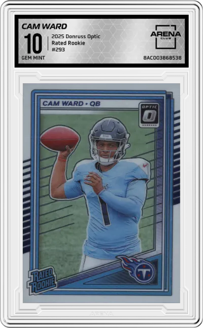 2025 Donruss Optic Rated Rookie Cam Ward #293 ARENA CLUB 10