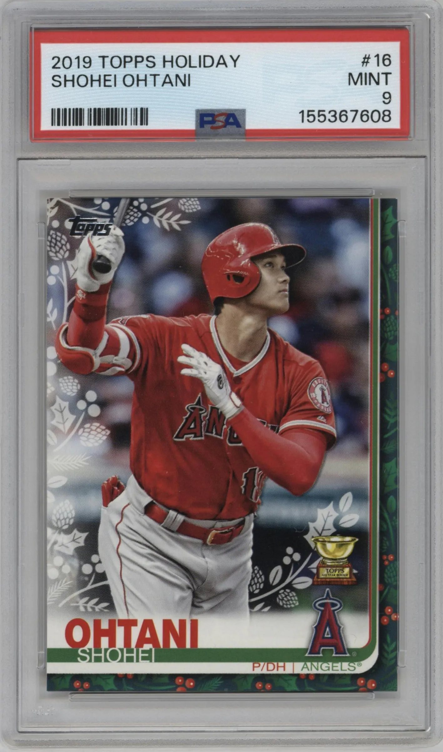 2019 Topps Holiday Shohei Ohtani #HW16 PSA 9