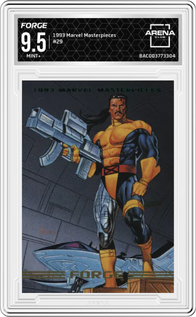 1993 SkyBox Marvel Masterpieces Forge ARENA CLUB 9.5