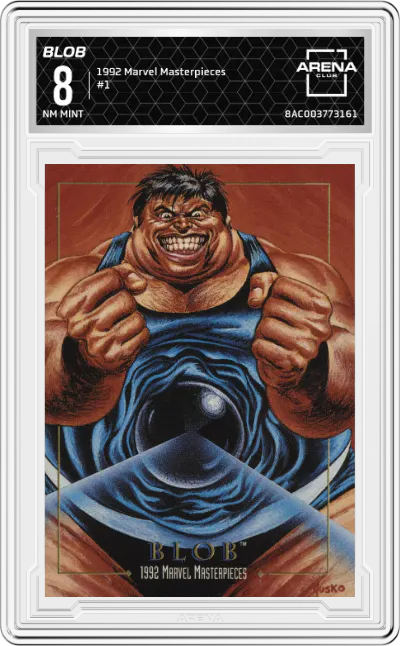 1992 SkyBox Marvel Masterpieces Blob ARENA CLUB 8
