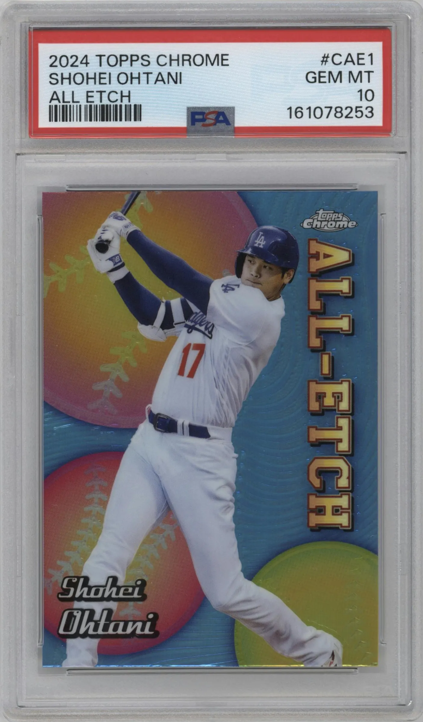 2024 Topps Chrome All Etch Shohei Ohtani #CAE-1 PSA 10