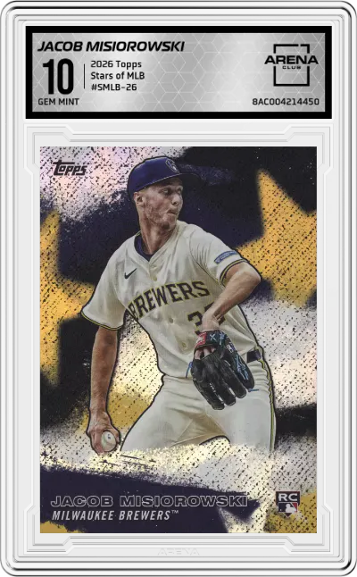 2026 Topps Stars of MLB Jacob Misiorowski #SMLB-26 ARENA CLUB 10