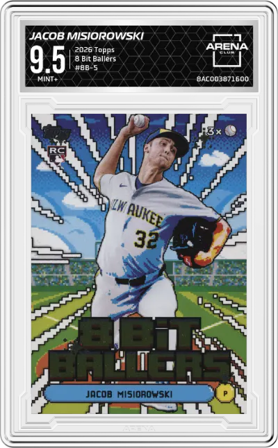 2026 Topps 8 Bit Ballers Jacob Misiorowski #8B-5 ARENA CLUB 9.5