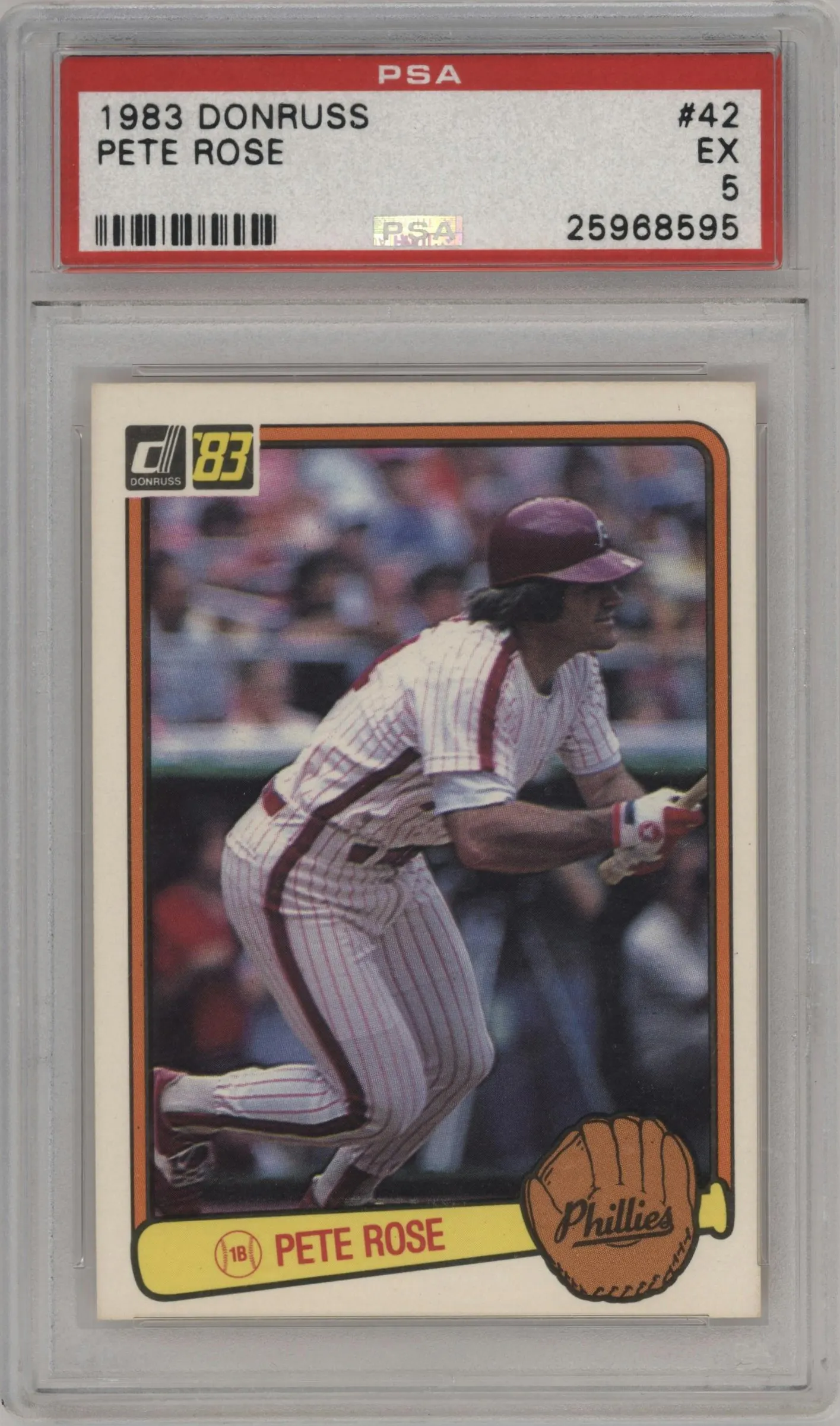 1983 Donruss Pete Rose PSA 5